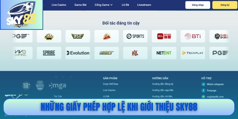 Giới Thiệu SKY88 – Nhà Cái PAGCOR Uy Tín, Top 5 Châu Á 2026 2 Những giấy phép hợp lệ khi giới thiệu SKY88
