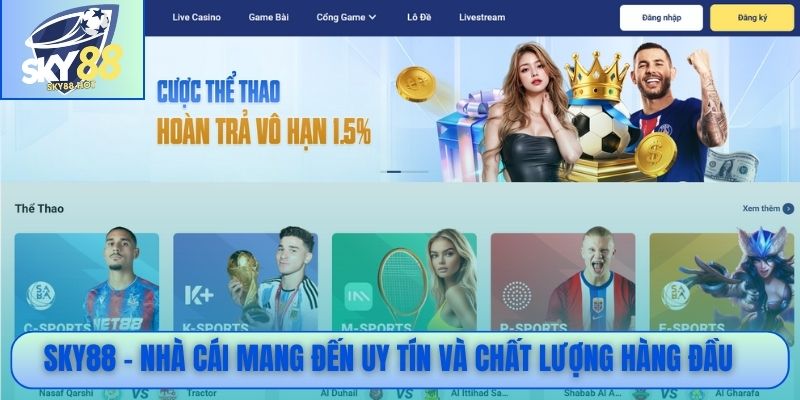 Giới Thiệu SKY88 – Nhà Cái PAGCOR Uy Tín, Top 5 Châu Á 2026 1 SKY88 - Nhà cái mang đến uy tín và chất lượng hàng đầu